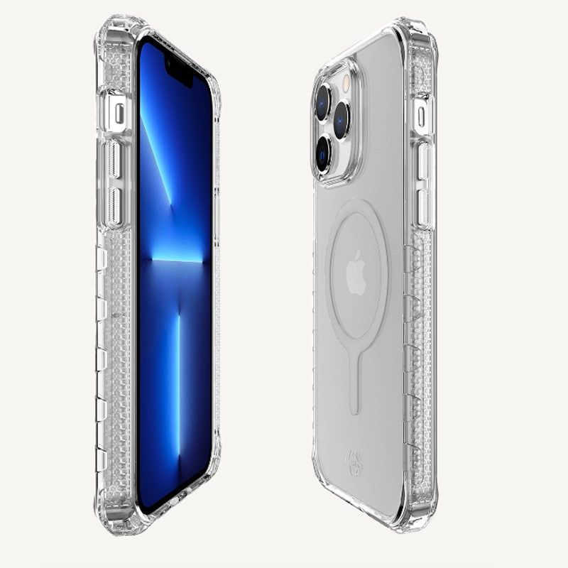 Itskins Supreme Clear Case Compatible with Magsafe for iPhone 14 Pro Max (6.7) - Transparent-smartzonekw