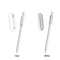 Araree A-Clip for Apple Pencil 2 Pcs Set - Clear And White-smartzonekw