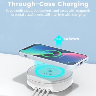 LDNIO AW003 32W Desktop Wireless Charging Station with Fast Charging-smartzonekw