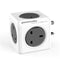 Allocacoc PowerCube Original 5 Way Power Socket UK Plug - Gray-smartzonekw