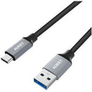 Aukey Braided Nylon USB 3.0 to USB-C Cable (2m / 6.6ft) - Grey - smartzonekw
