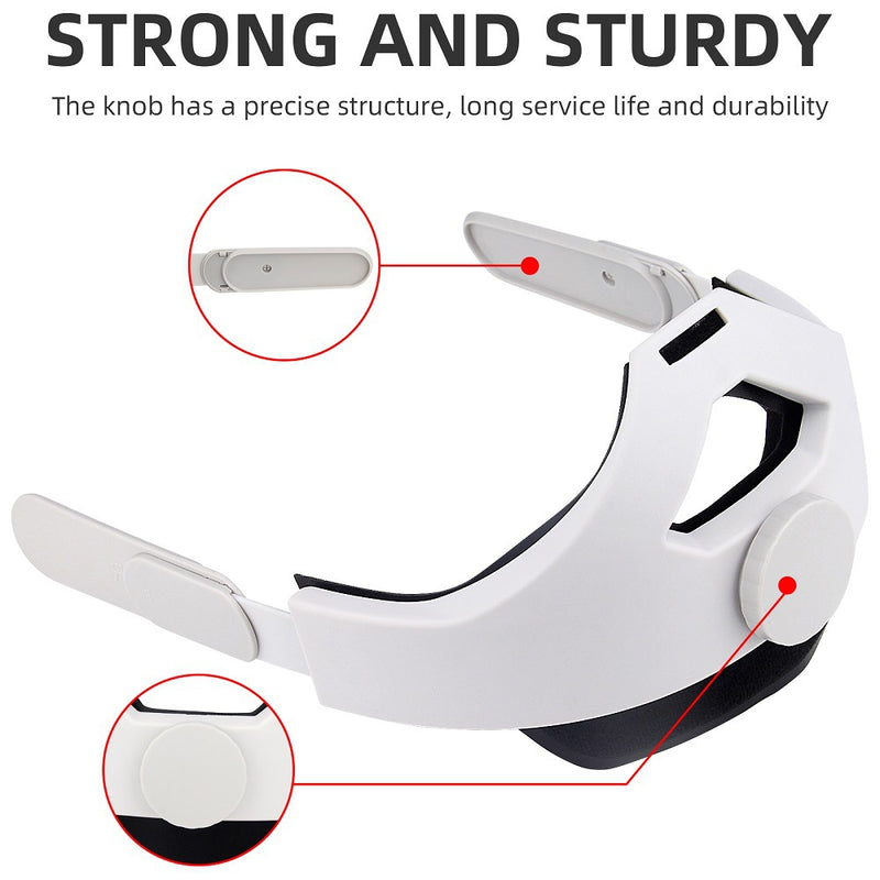 Elite Strap for Enhanced Support and Comfort in VR for Oculus Quest (OculusX-16-B) - Smartzonekw