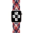 Wiwu Braided Loop For Apple Watch Series -42-44M Se / 6 / 5 / 4 - Lenth 155Mm - Pink+Blue+Dark Blue-smartzonekw