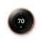 Google Nest 3rd Gen. Learning Thermostat - Copper - Smartzonekw