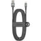 Momax Elite Link Lightning to USB Woven Cable 2M - Dark Grey (DL13D) - smartzonekw