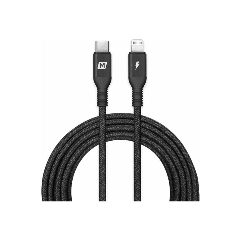 Momax Elite Link Lightning to USB-C Cable 3M -Black (DL50D) - smartzonekw