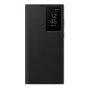 Original Samsung Galaxy S22 Ultra Smart Clear View Cover - Black (EF-ZS908CBEGWW)-smartzonekw