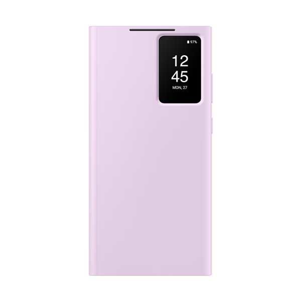 Samsung Galaxy S23 Ultra Smart View Wallet Case - Lavender (EF-ZS918CVEGWW)-smartzonekw