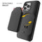 GHOSTEK Exec 5 Black Leather Flip Wallet Case for  iPhone 13 Pro Max-smartzonekw