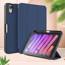 Green Premium Vegan Leather Case for iPad mini 6 (2021) - Blue - Smartzonekw