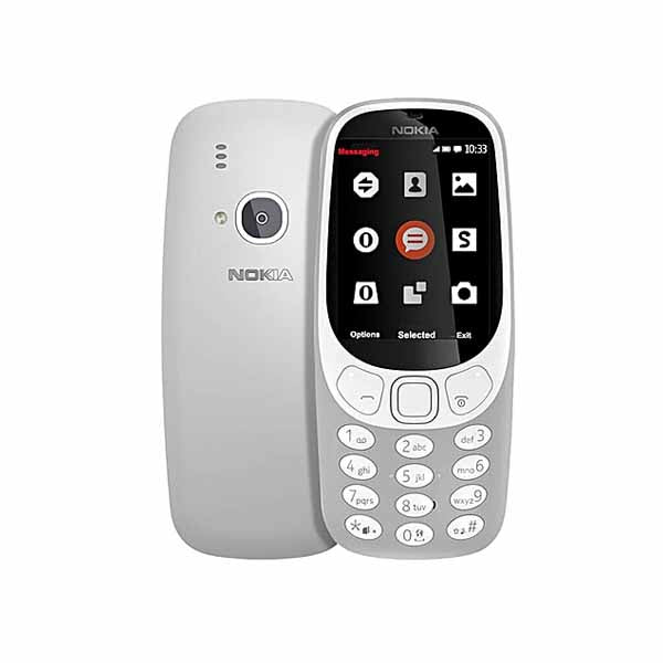 Nokia 3310 Phone Dual Sim - Grey (Matte) - smartzonekw