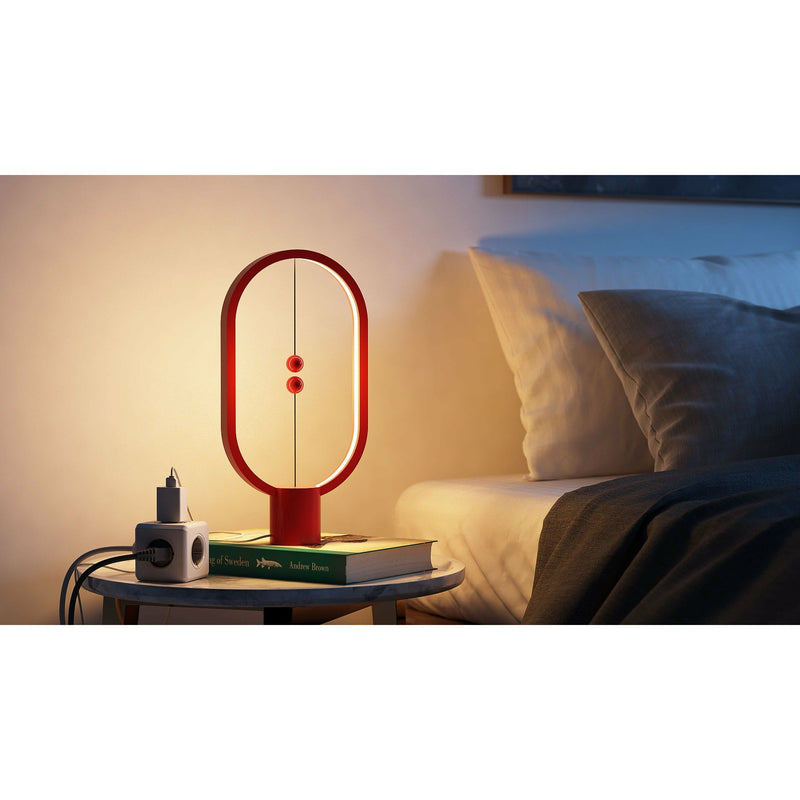 Allocacoc Heng Balance Ellipse Table Lamp LED - Red-smartzonekw