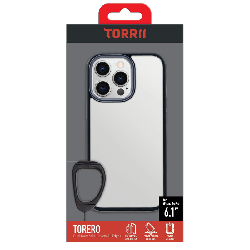 Torrii Torero Case Anti-Bacterial Coating for iPhone 14 Pro (6.1) - Black - Smartzonekw