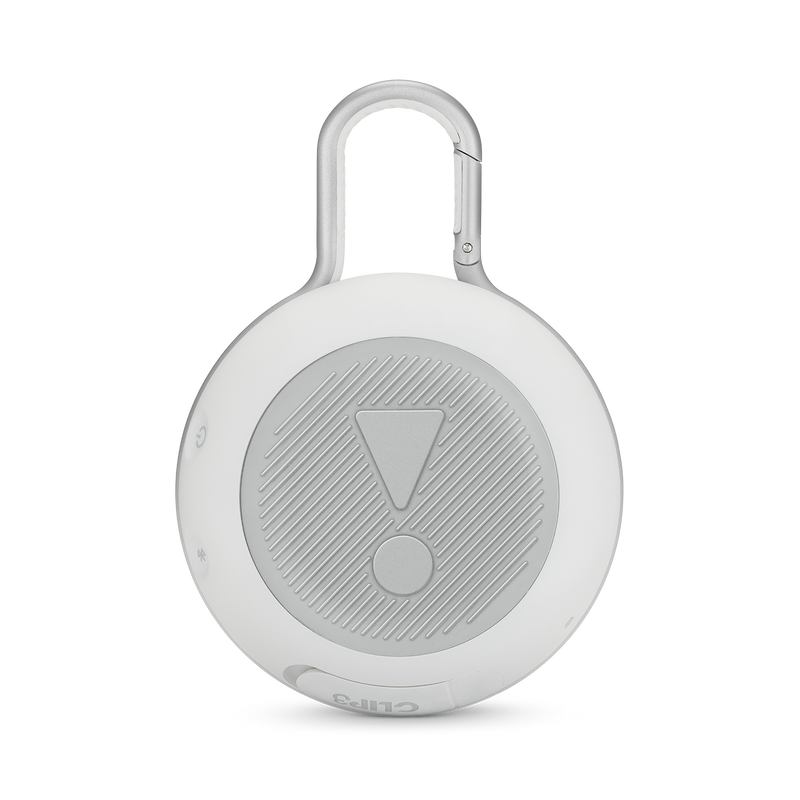 JBL CLIP 3 Portable Bluetooth Speaker - White - smartzonekw