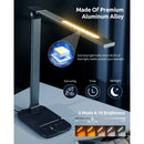 LITOM Eye-Caring LED Desk Lamp – Black-smartzonekw