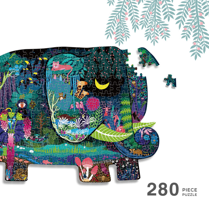 Mideer - Animal-shaped Puzzle Elephant - smartzonekw