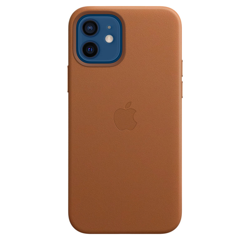 iPhone 12 | 12 Pro Leather Case with MagSafe - Saddle Brown - smartzonekw