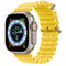 Apple Watch Ultra GPS + Cellular, 49mm Titanium Case with Yellow Ocean Band-smartzonekw