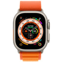 Apple Watch Ultra GPS + Cellular, 49mm Titanium Case with Orange Alpine Loop-smartzonekw
