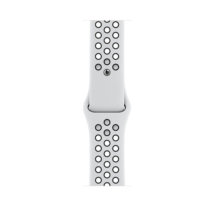 Apple Watch Nike Series 6 GPS, 44MM Silver Aluminum Case with Nike Sport Band - smartzonekw