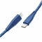 RAVPower Nylon Braided Type-C to Lightning Cable RP-CB1005BLU (2m/6.6ft) – Blue - Smartzonekw