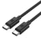 RAVPower  RP-CB068  Sync & Charge Type-C to Type-C Cable (2m/6.6ft) – Black - Smartzonekw