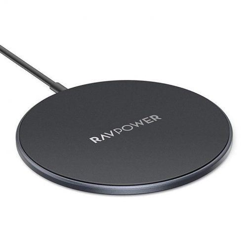 RAVPower  Magnetic Wireless Charger for iPhone 12/12 Pro Max/mini/AirPods Pro – Black (RP-WC012) - Smartzonekw