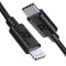 RAVPower Type-C to Lightning Cable  (0.3m/1ft) – Black (RP-CB1002BLK) - Smartzonekw