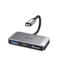 RayCue 3 in 1 USB-C Hub - Gray (HC-RC2301)-smartzonekw