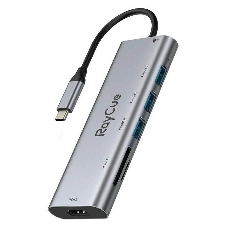 RayCue ExpandPro Pime 7-in-1 USB-C Hub for Laptops & Tablets with USB-C Port-smartzonekw
