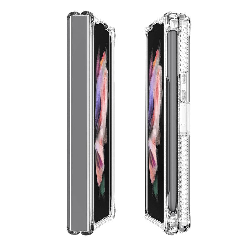Itskins Hybrid Clear Case with Pen Holder for Samsung Galaxy Z Fold 4 - Transparent-smartzonekw