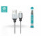 Devia Tube Cable USB to Lightning  (2.4A,1M) - Black - Smartzonekw