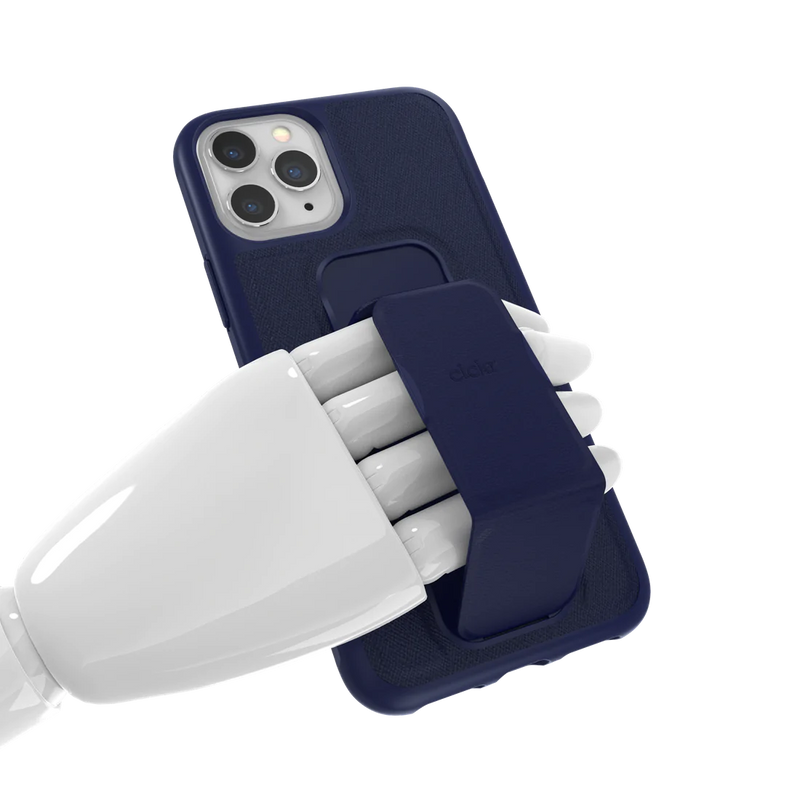 CLCKR  Gripcase Saffiano for iPhone 13 Pro Max - Navy Blue-smartzonekw