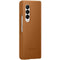 Samsung  Galaxy Z Fold3 Leather Cover (EF-VF926LAEGWW) - Brown-Smartzonekw