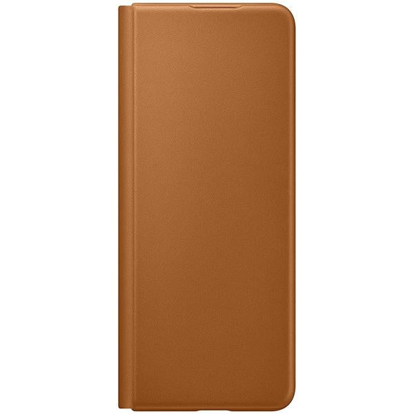 Samsung  Galaxy Z Fold3 5G Leather Flip Cover (EF-FF926LAEGWW) - Brown-Smartzonekw