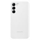 Samsung Galaxy S22 Smart Clear View Cover - White (EF-ZS901CWEGWW) - Smartzonekw