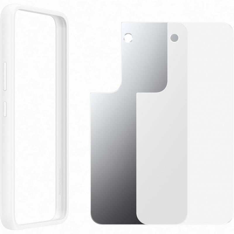 Samsung Galaxy S22 Plus Frame Cover - White (EF-MS906CWEGWW)-smartzonekw