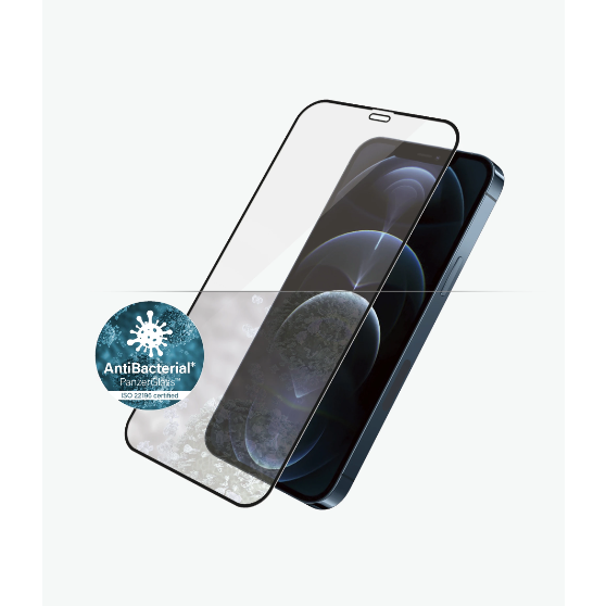 PanzerGlass™ iPhone 12 Pro Max Black Crystal clear - smartzonekw