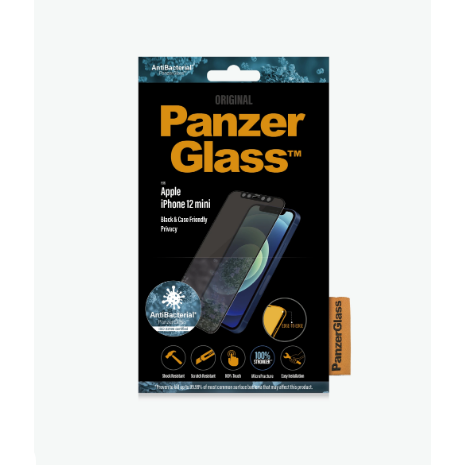 PanzerGlass™ iPhone 12 Mini Black - Privacy - smartzonekw