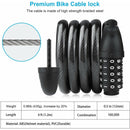 Anti-Theft Security 5 Digit Code Lock For Scooters & Bicycles  (T-6C) - smartzonekw