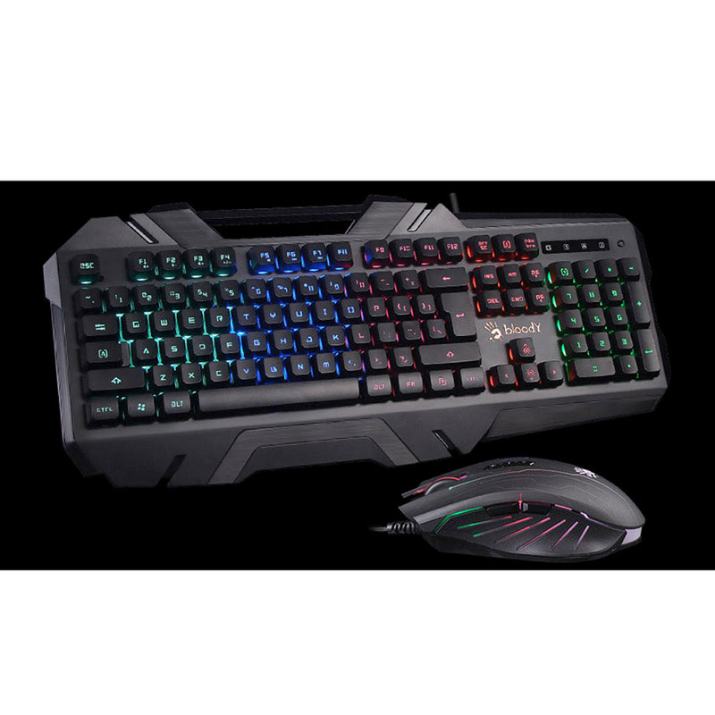 Bloody B2500 illuminate Gaming Keyboard & Mouse - Black - smartzonekw