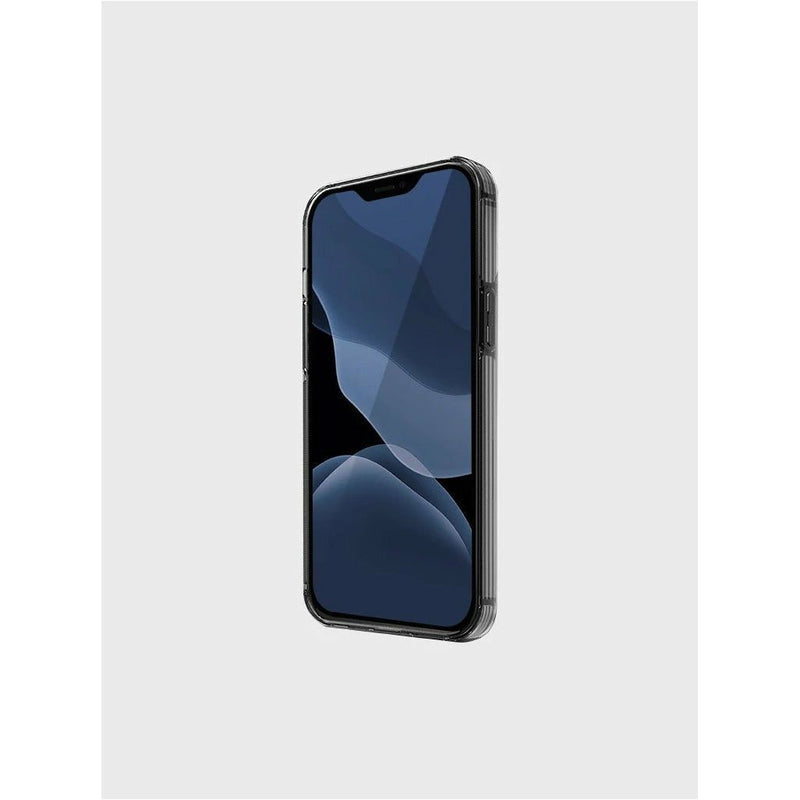 UNIQ HYBRID iPhone 12 Pro Max (6.7") (2020) AIR FENDER ANTIMICROBIAL - SMOKED (GREY TINTED) - smartzonekw