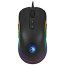 Sades Revolver Gaming Mouse RGB Lighting - smartzonekw