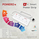 PowerO+ Wifi Smart Power Strap - White - smartzonekw