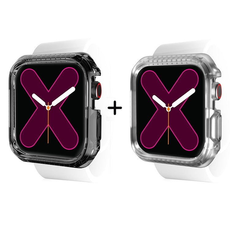 Itskins Spectrum Clear Drop Protecttion Cover for apple watch 44MM, 2-Pcs Pack - smartzonekw