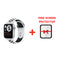 Apple Watch Nike Series 6 GPS, 44MM Silver Aluminum Case with Nike Sport Band with Free Screen Protector - Smartzonekw