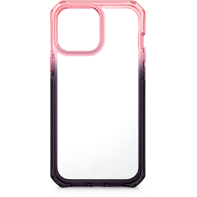 Itskins Supreme  Prism Series Cover for iPhone 13 Pro (6.1) - Light Pink/Light Gray-smartzonekw