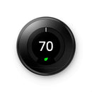 Google Nest 3rd Gen. Learning Thermostat - Mirror Black - Smartzonekw