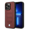 BMW Signature Collection Genuine Leather Case with Perforated Seats Design for iPhone 14 Pro-smartzonekw