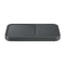 Samsung Super Fast Wireless Charger Duo 2022, 15W with Adapter & Cable (EP-P5400TBEGAE) - Dark Gray-smartzonekw